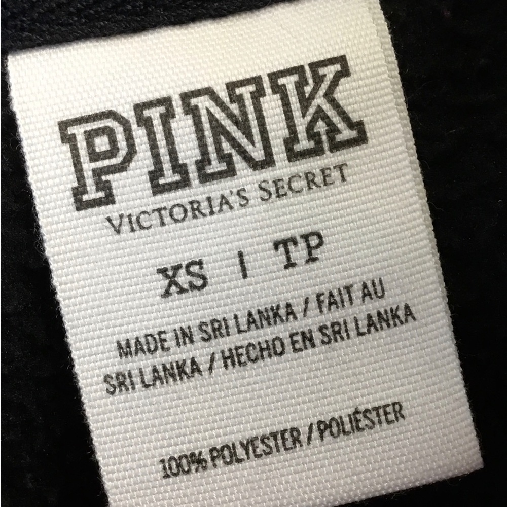 PINK VICTORIA’S SECRET Women’s size X SMALL OHIO STATE FLEECE VEST - Picture 4 of 4